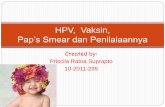 PPT HPV, vaksin, pap's smear dan penilaiannya