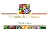 Tika dhefiana vitamin dan mineral