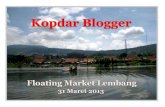 Kopdar Blogger ~Floating Market Lembang