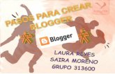 Pasos para crear blogger