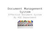 Effective Document Management System