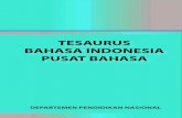 Tesaurus bahasa indonesia pusat bahasa