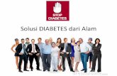 Solusi diabetes dari alam