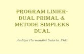 PENELITIAN OPERASIONAL - PROGRAMA LINIER - METODE PRIMAL DUAL