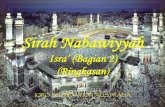 Sirah Nabawiyah 73: Isra' (Bagian 2)