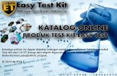 Katalog online produk test kit easy test