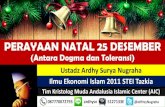 Natal dan toleransi yang sebenarnya serta kita menjaga akidah islam kiat sebagai mukmin dan hamba Allah yang sejati