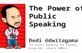 Power of public speaking