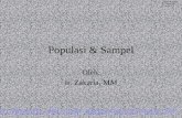 Populasi & sampel