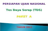 Bahasa Indonesia Soal TDS paket A 2012