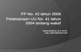 presentasi Wakaf : PP 42 tahun 2006