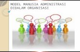 Model Manusia dalam Organisasi