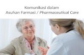 Komunikasi dalam farmasi