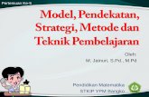 P5 model, pendekatan, strategi, metode&teknik pemb.
