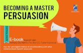 Becoming A Master Persuasion by Anthony Dio Martin