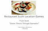 Restaurant Location Games- Game Theory Examples