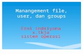 Manangement file, user, dan groups