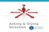 Cara mudah belajar Asking & Giving Direction