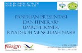 Panduan Presentasi & Itinerary Umroh Bonek - Riyadhoh Mengubah Nasib