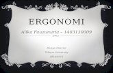 Alika fauzunuria (1403130009) - Ergonomi