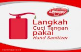 Langkah cuci tangan pakai hand sanitizer
