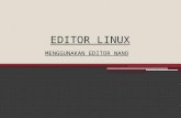 Editor Nano Linux