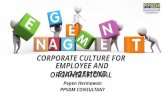 Corporate Culture for Employee and Organizational Engagement