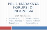 MARAKNYA KORUPSI DI INDONESIA MPKTA 2015