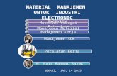 Material Manajemen Untuk industri elektoronik