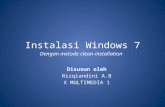 Instalasi windows 7 oleh Rizqiandini