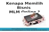 Kenapa Beribisnis MLM Online?, Bisnis MLM Ideal, BMI, Revolusi MLM, Peluang bisnis 2015, Tips bisnis MLM, daftar bisnis MLM Ideal