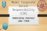 Model CSR Provinsi Jawa Timur (PBK Kelas B FIA UB 2015)