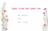 Pp cyber crime dan cyber law