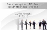 Mengubah IP dari DHCP Menjadi Static di Linux melalui terminal