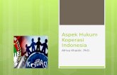 Aspek hukum koperasi indonesia