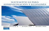 Matematicas Para Administracion y Economia