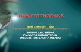 HEMATOTHORAKS - LAPKAS BEDAH