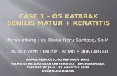 PPT OS KATARAK SENILIS MATUR + KERATITIS