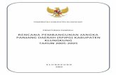 RPJPD Kabupaten Klungkung 2005-2025