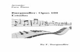 Burgmuller-opus100 Para Piano
