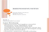 Rhinosinusitis Slide