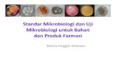 Standar Mikrobiologi Untuk Produk Farmasi