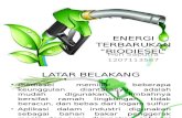 Biodiesel energi terbarukan