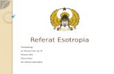 Referat Esotropia