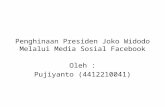 Penghinaan Presiden Joko Widodo Melalui Media Sosial Facebook 2