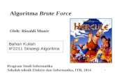 Algoritma Brute Force (2014).ppt