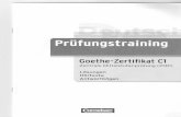 Prufungstraining Goethe-Zertifikat C1 Loesung