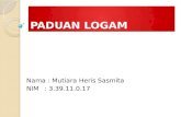 PADUAN LOGAM (Mutiara Heris Sasmita LT 1D - 17)