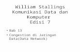 William Stallings Komunikasi Data Dan Komputer Edisi 7 Bab 13 Congestion Di Jaringan Data(Data Network)