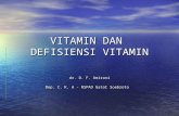 Vitamin Dan Defisiensi Vitamin